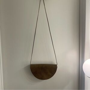Vintage Brown Crossbody Bag